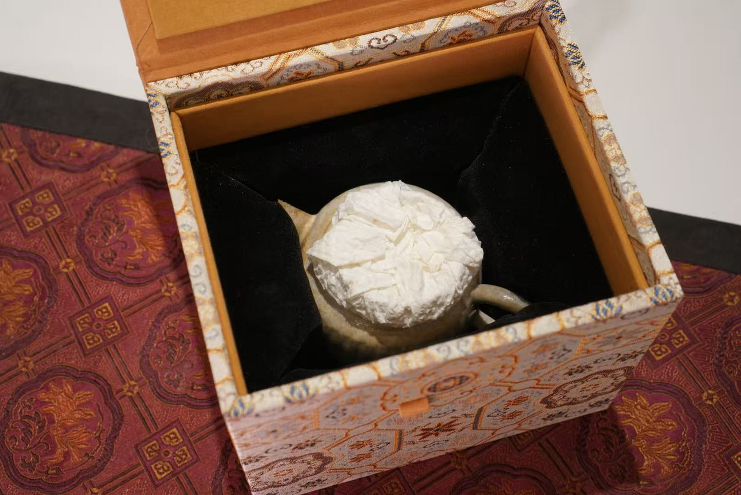 Wood-fired kiln small teapot