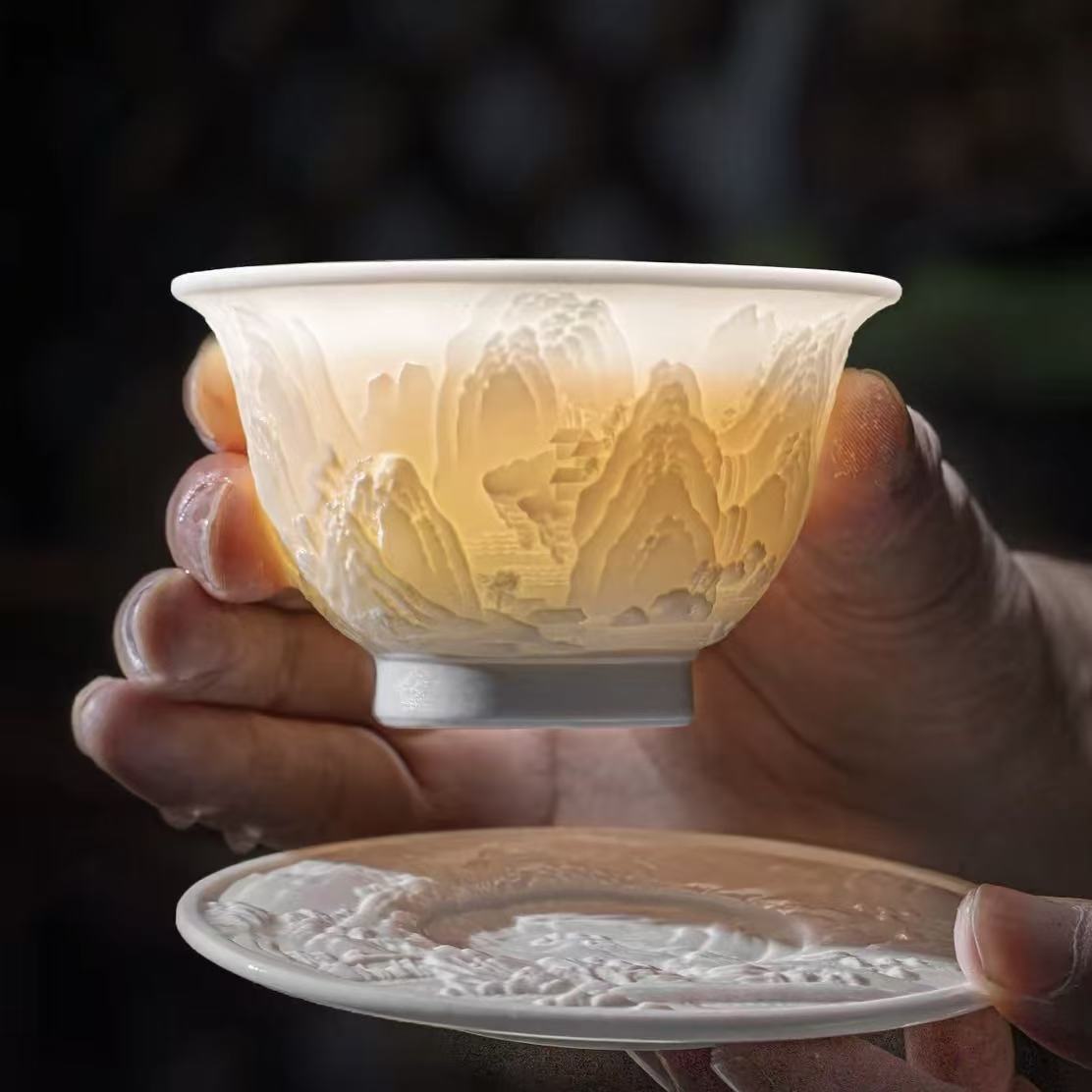 Thousands of miles of rivers and mountains Teacup