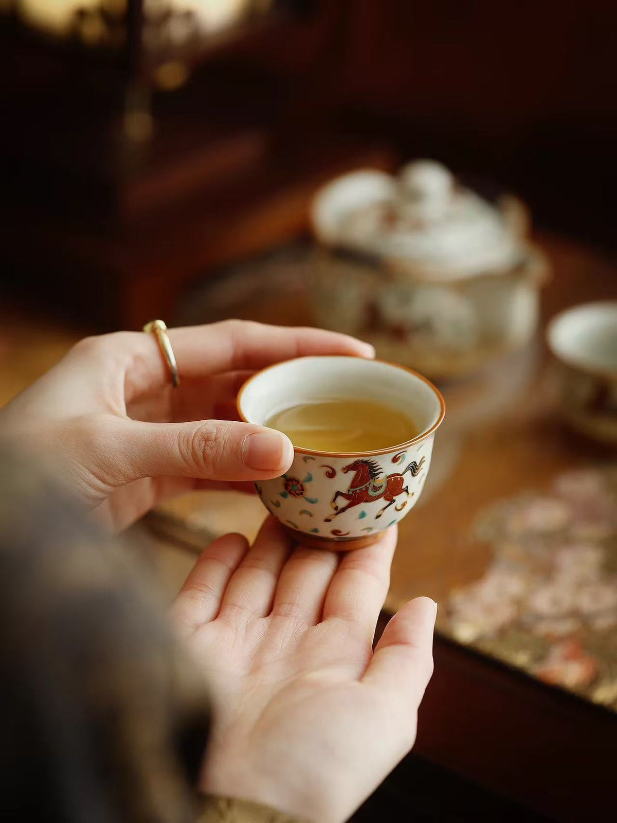 Forbidden City Dunhuang Ruyao Teacup