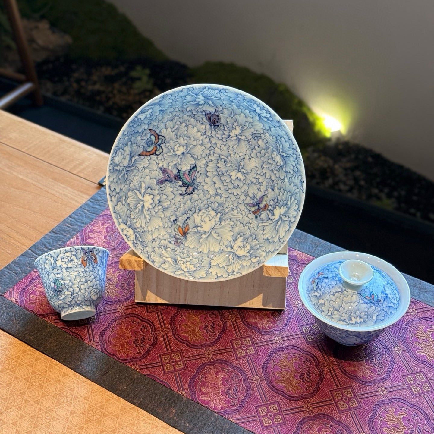 Doucai 'Peony and Butterfly Romance' Porcelain