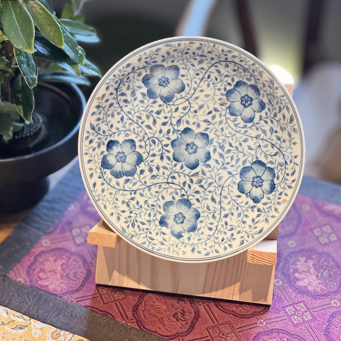 Qing Dynasty Thousand-Petal Entwined Flower Pattern (Imitation)